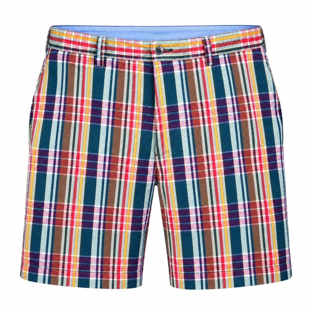 Polo Ralph Lauren Mens 38 Authentic India Madras Plaid Classic Fit Shorts Multi
